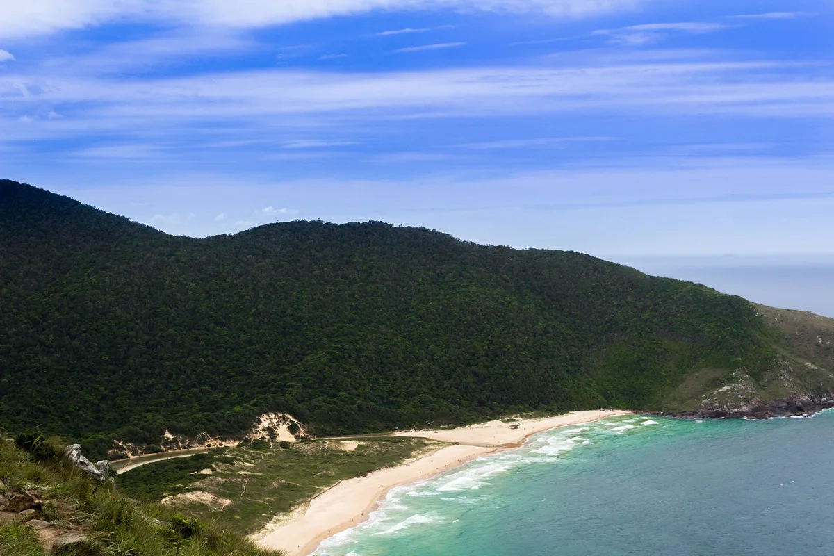 Plage de Lagoinha do Leste, Florianópolis, Brazilian Atlantic, Brésil