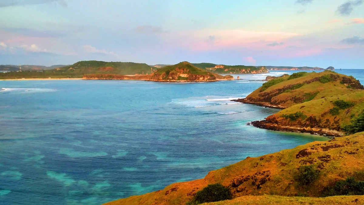 Plage de Tanjung Aan, Pujut, Lesser Sunda Islands, Indonésie — 3