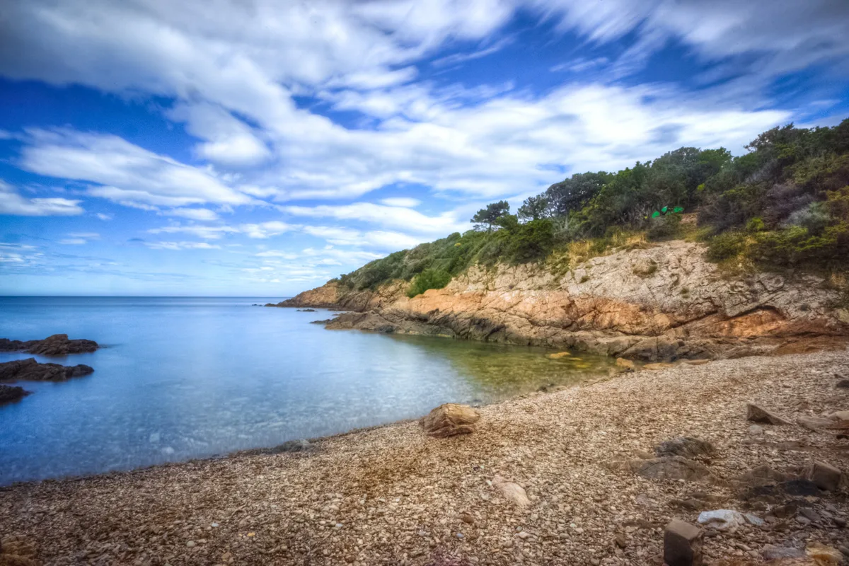 Playa de Fautea, Zonza, Corsica, Francia — 2