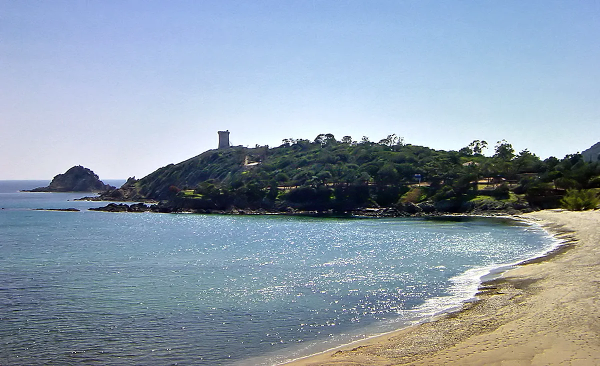 Playa de Fautea, Zonza, Corsica, Francia — 3