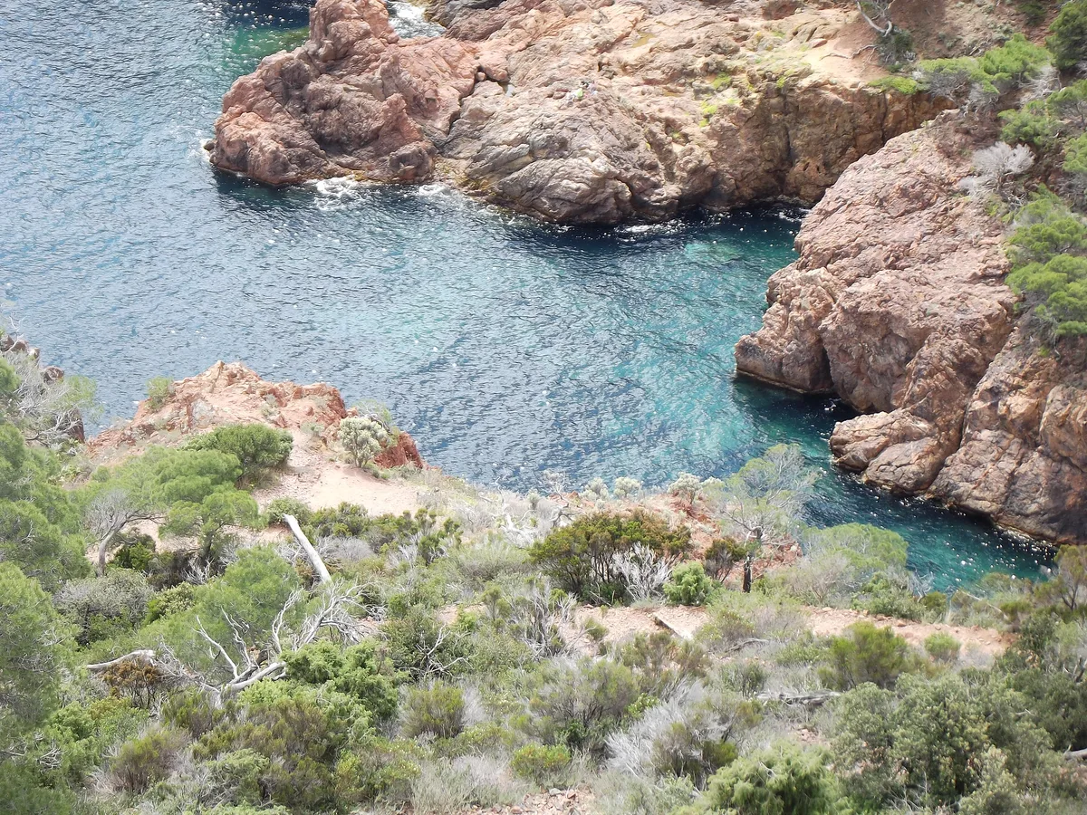 Camp Long Beach, Saint-Raphaël, French Riviera, France — 2