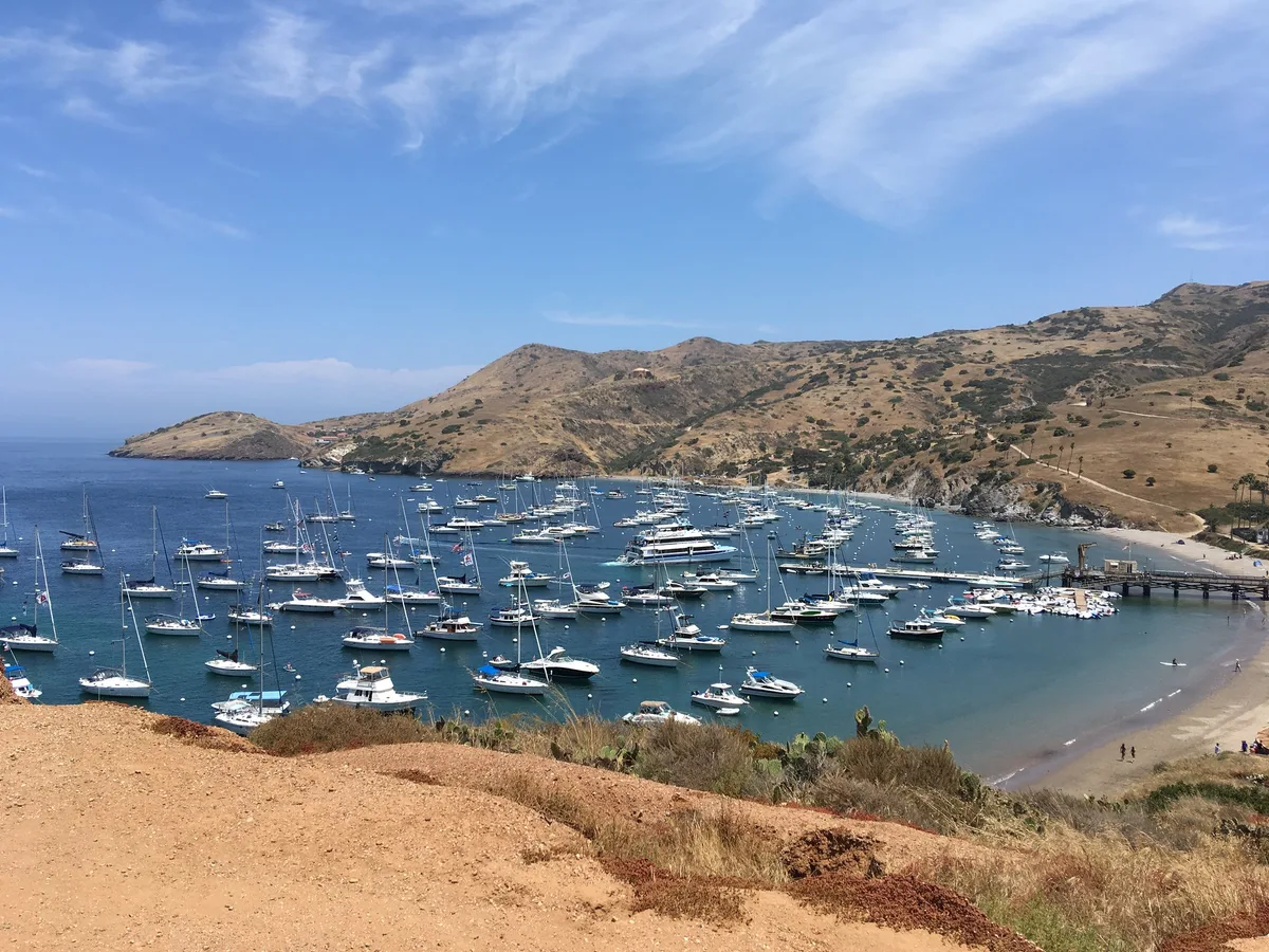 Plage d'Isthmus Cove, Two Harbors, California Islands, États-Unis — 4
