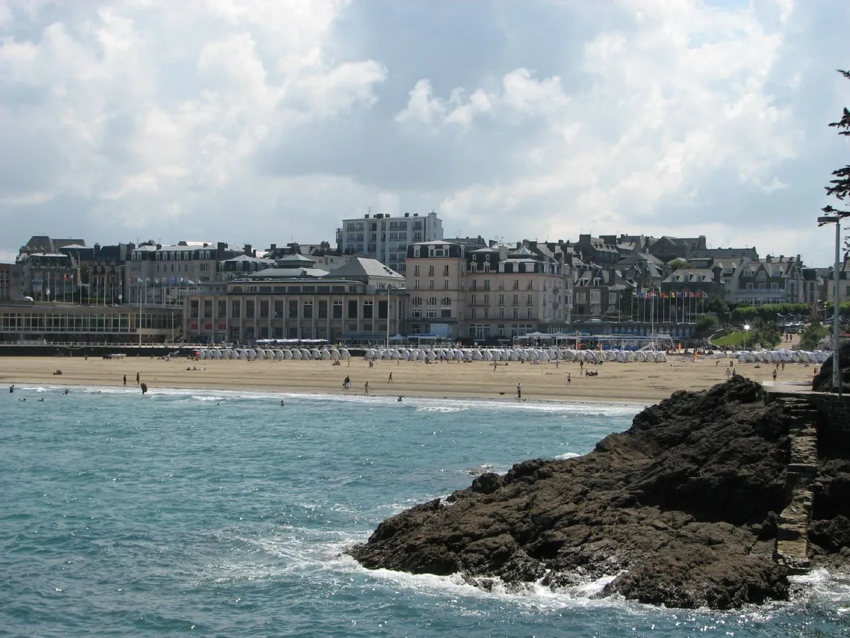 Écluse-Strand, Dinard, Brittany, Frankreich — 4