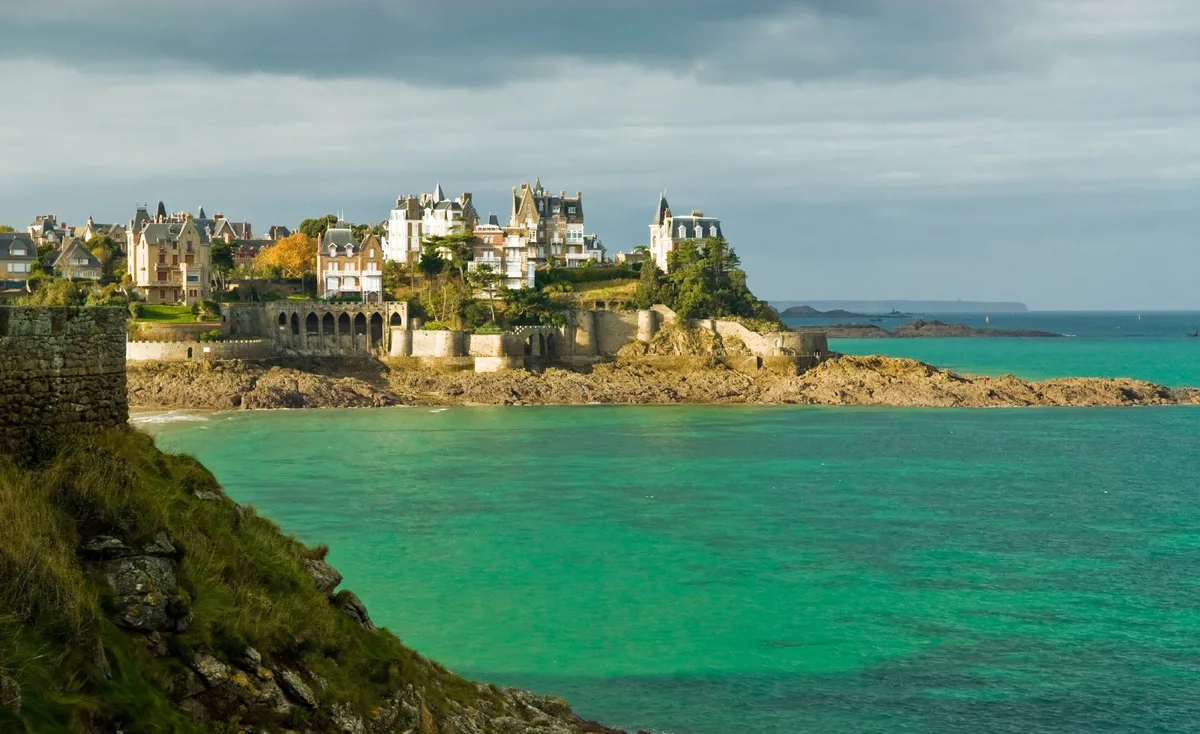Écluse-Strand, Dinard, Brittany, Frankreich