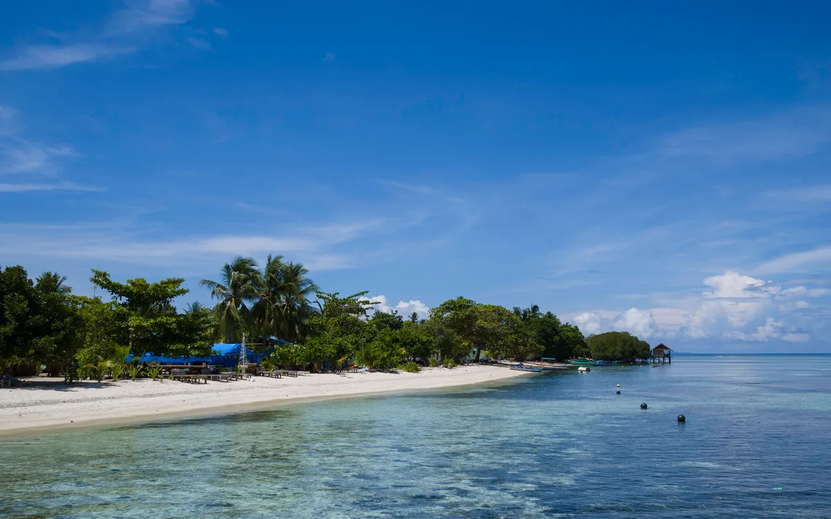 Arborek-Strand, Meosmansar, West Papua, Indonesien