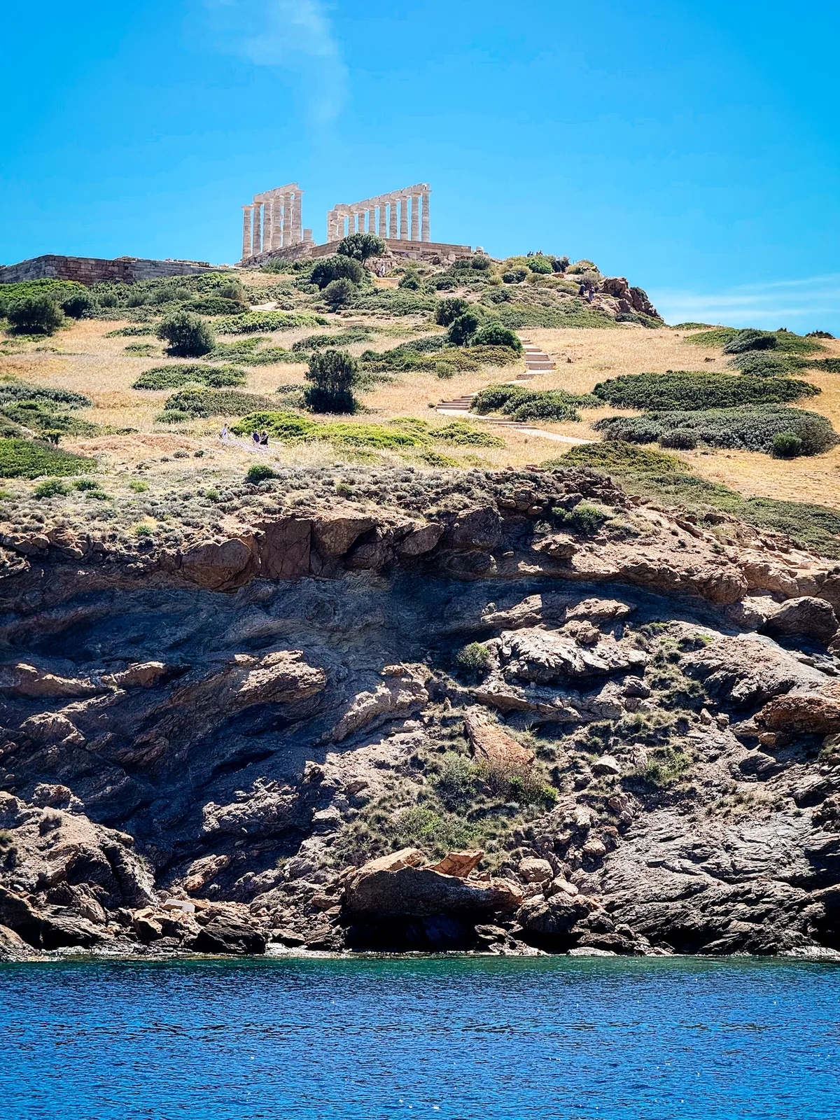 Sounio-Strand, Attica, Griechenland — 2
