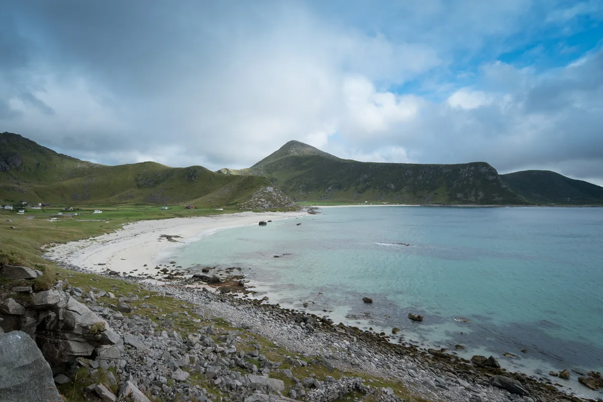 Haukland-Strand, Vestvågøy, Norwegian Sea, Norwegen — 4
