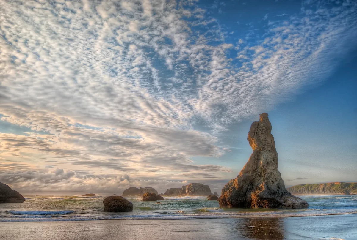 Bandon-Strand, Bandon, Pacific Northwest, Vereinigte Staaten — 3