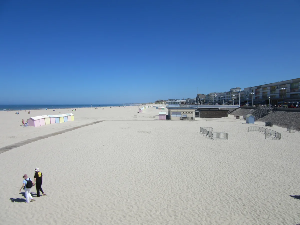 Playa de Berck-sur-Mer, Berck-sur-Mer, Hauts-de-France, Francia — 2