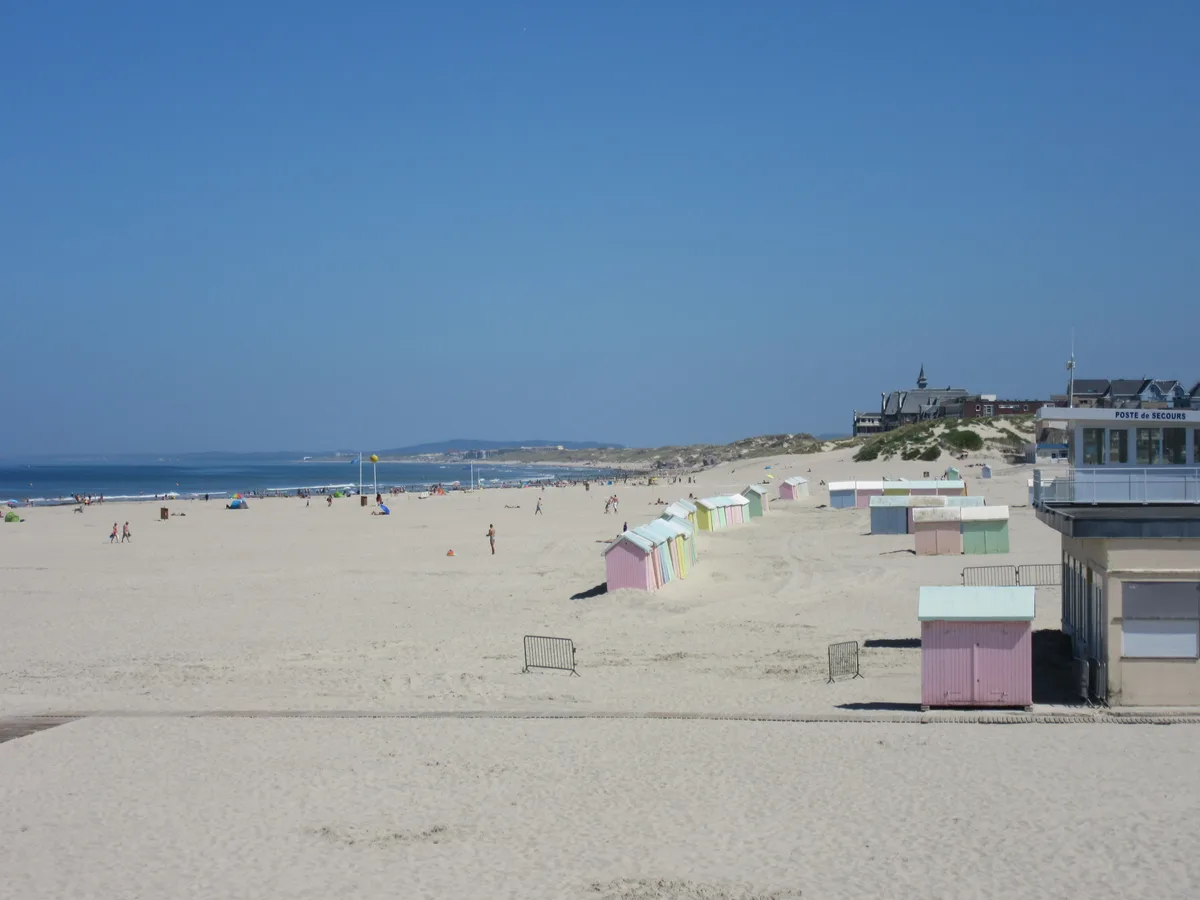Playa de Berck-sur-Mer, Berck-sur-Mer, Hauts-de-France, Francia — 3