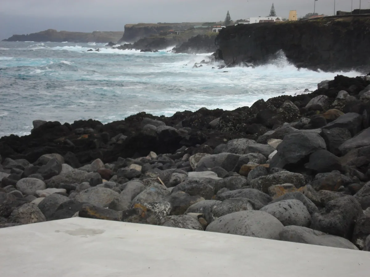 Plage de São Vicente Ferreira, Ponta Delgada, Azores, Portugal