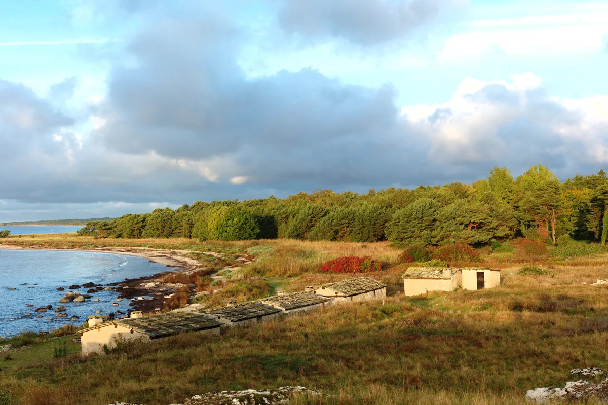 Holmhällar Beach, Region Gotland, Baltic Sea, Sweden