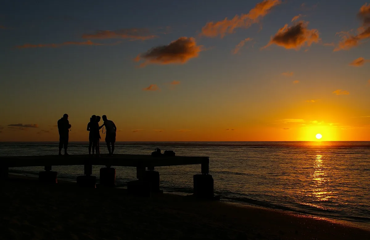 Spiaggia di Boucan Canot, Saint-Paul, Réunion, Francia — 4