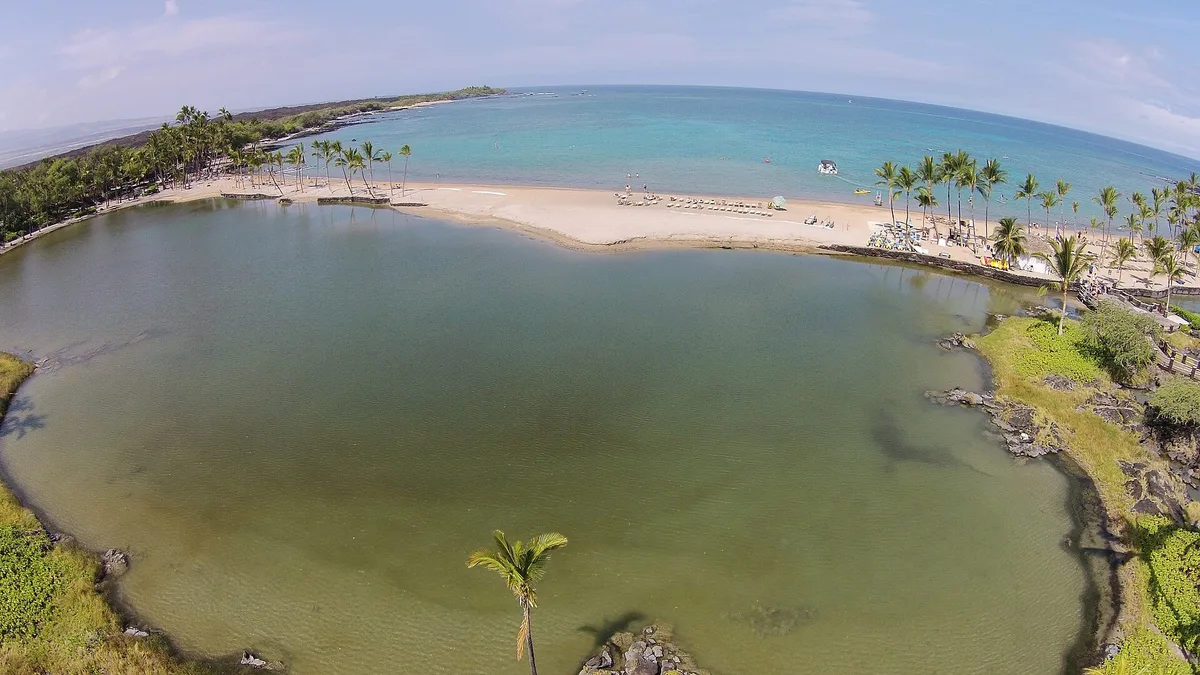 ʻAnaehoʻomalu Beach, South Kohala, Hawaii, États-Unis
