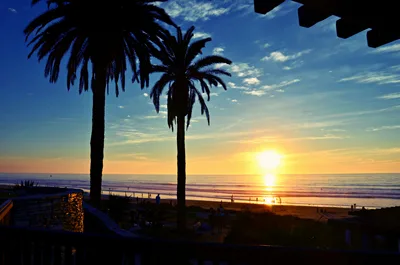 Plage de Del Mar City, Del Mar, California Coast, États-Unis — 4