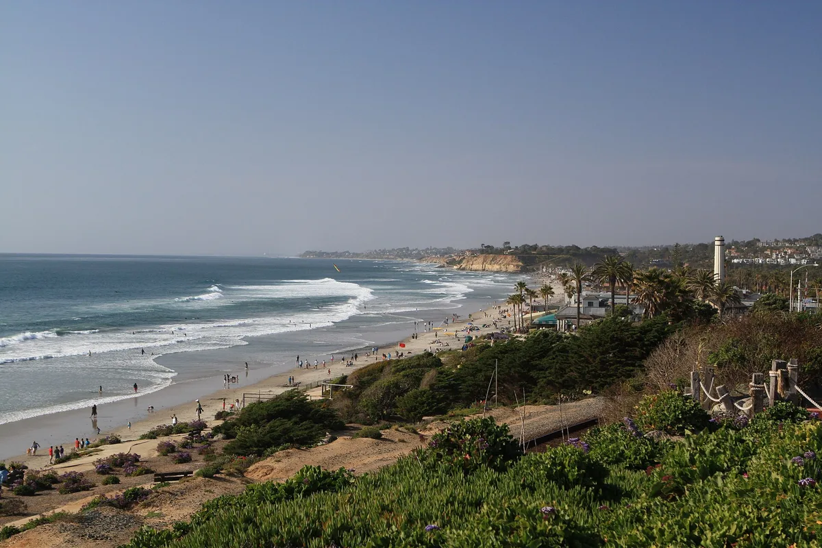 Plage de Del Mar City, Del Mar, California Coast, États-Unis — 5