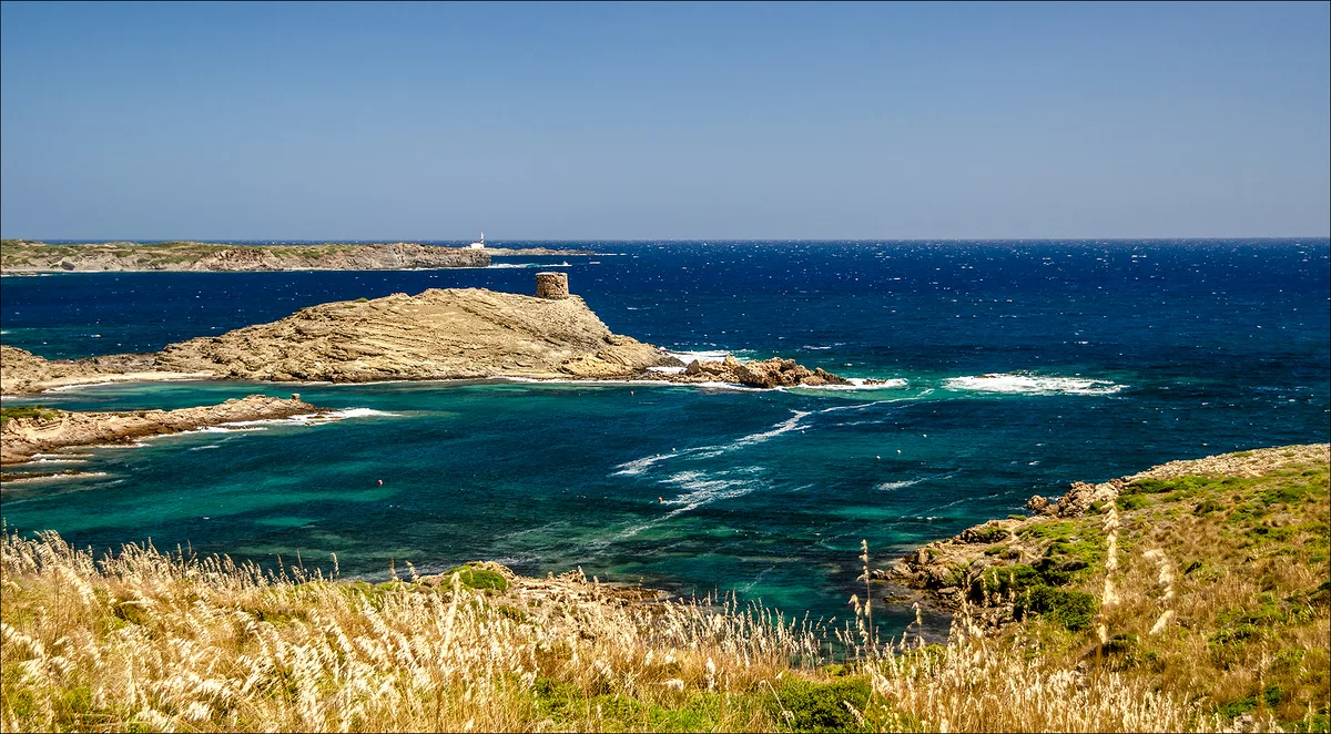 Plage de Cala En Vidrier, Maó, Balearic Islands, Espagne — 2