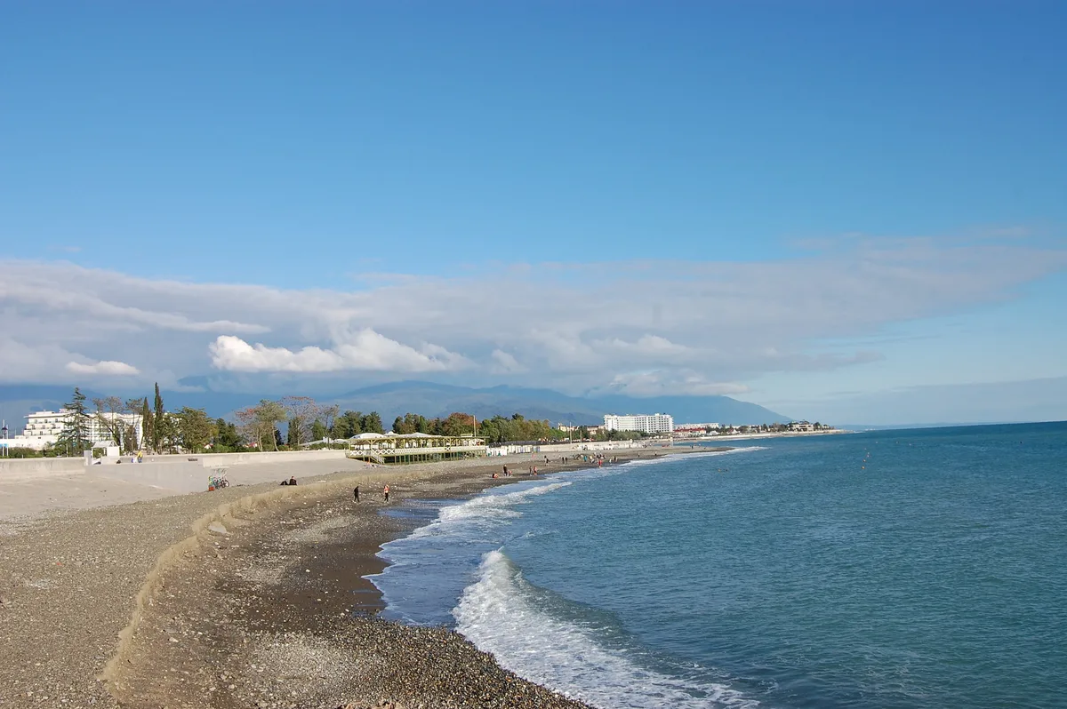 Imeretinskaya Nizmennost Beach, Black Sea Coast, Russia — 4