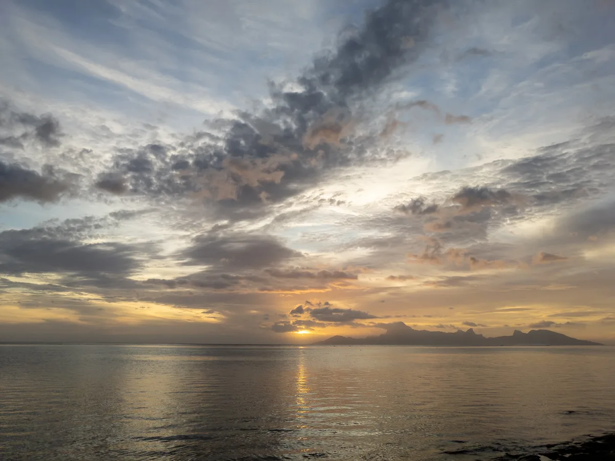 Vaiava-Strand, Puna'auia, Windward Islands, Französisch-Polynesien — 2