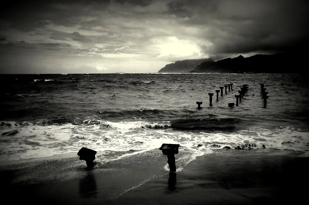 Pounders Beach, Laie, Hawaii, États-Unis — 4