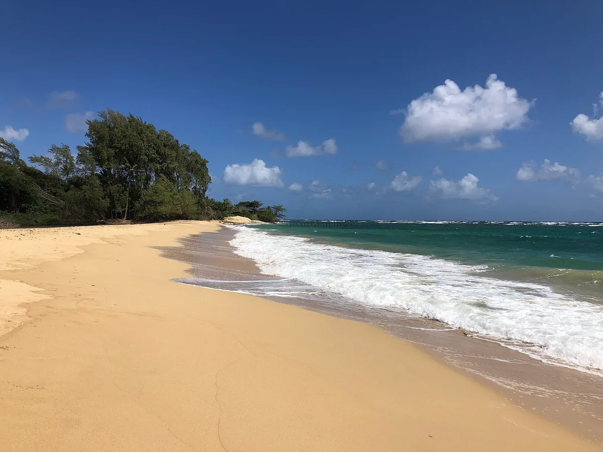 Pounders Beach, Laie, Hawaii, États-Unis