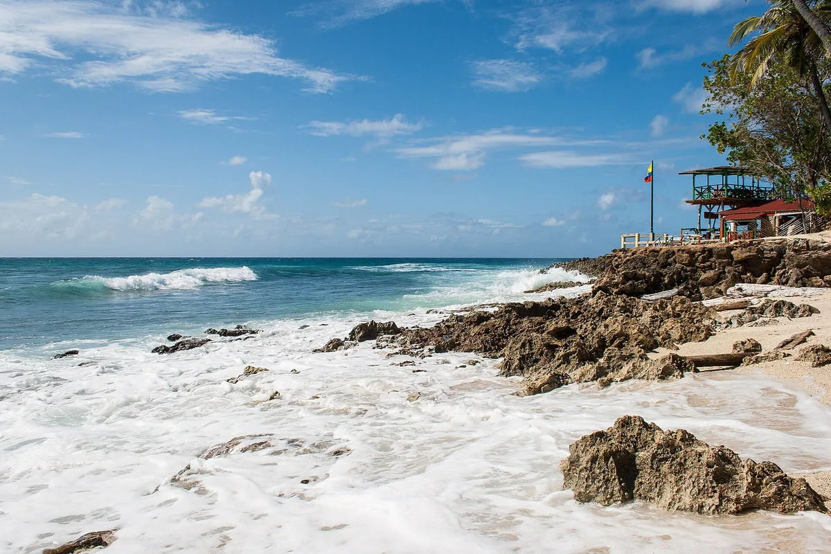 Punta Sur-Strand, San Andrés, Colombian Caribbean, Kolumbien — 3