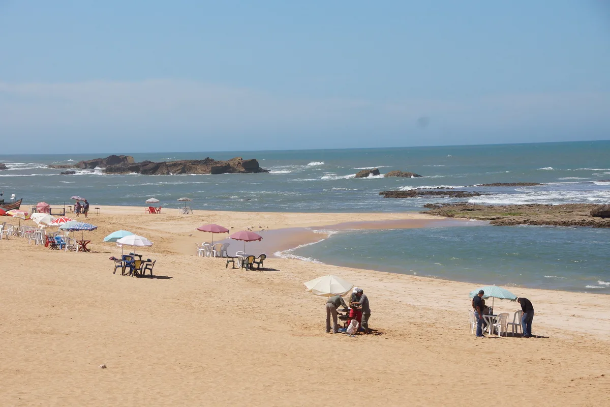 Playa de Oualidia, Oualidia, Moroccan Atlantic, Marruecos — 3