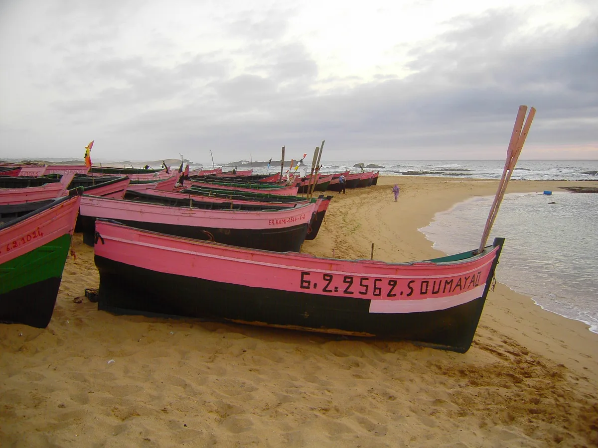 Playa de Oualidia, Oualidia, Moroccan Atlantic, Marruecos — 4