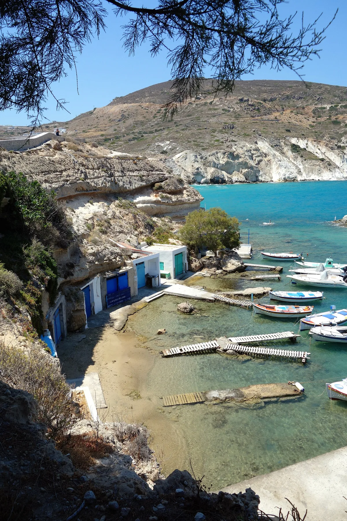 Playa de Mandrakia, Milos, Cyclades, Grecia — 2