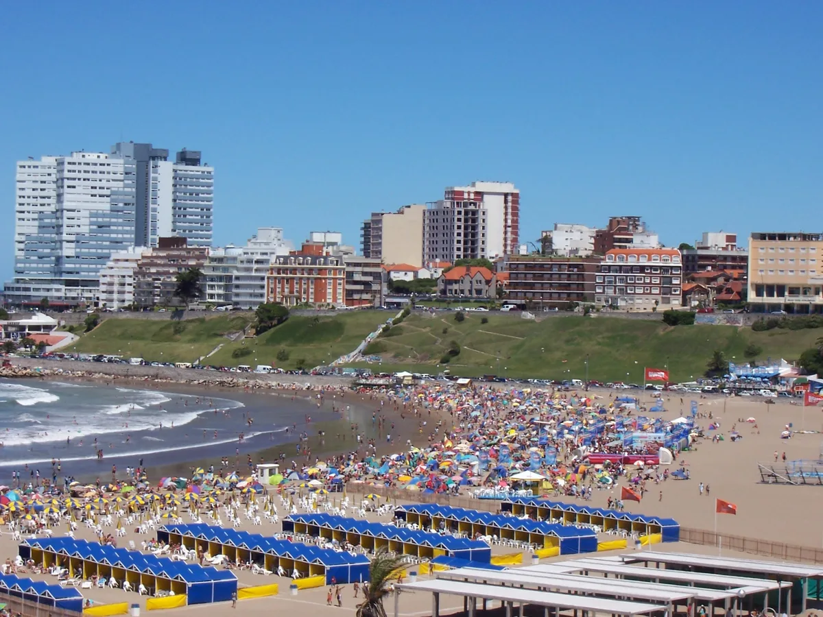 Varese-Strand, Mar del Plata, Argentine Coast, Argentinien