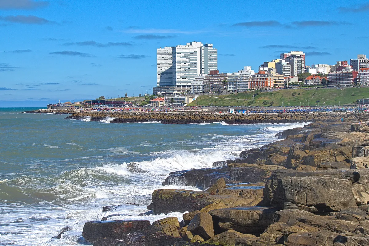 Varese-Strand, Mar del Plata, Argentine Coast, Argentinien — 2