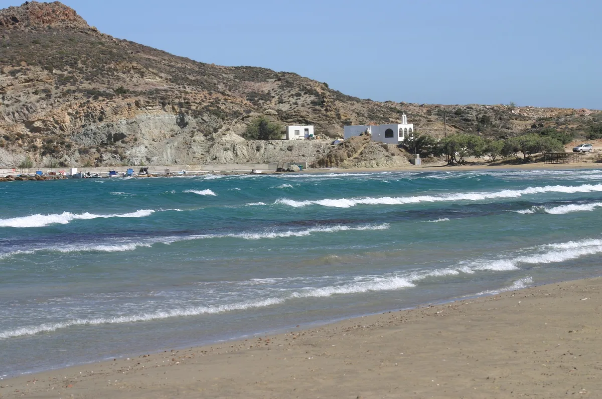 Μώλος Beach, Marmara, Cyclades, Griechenland — 3