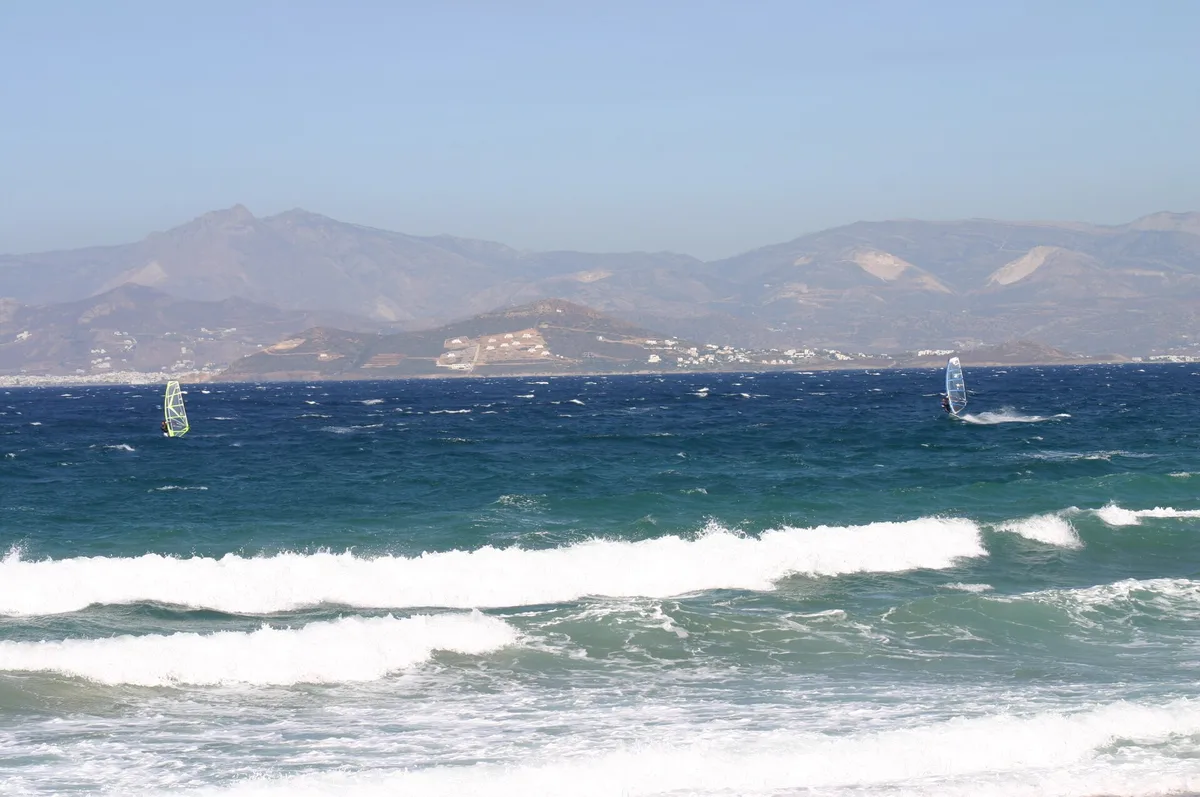 Μώλος Beach, Marmara, Cyclades, Griechenland — 2
