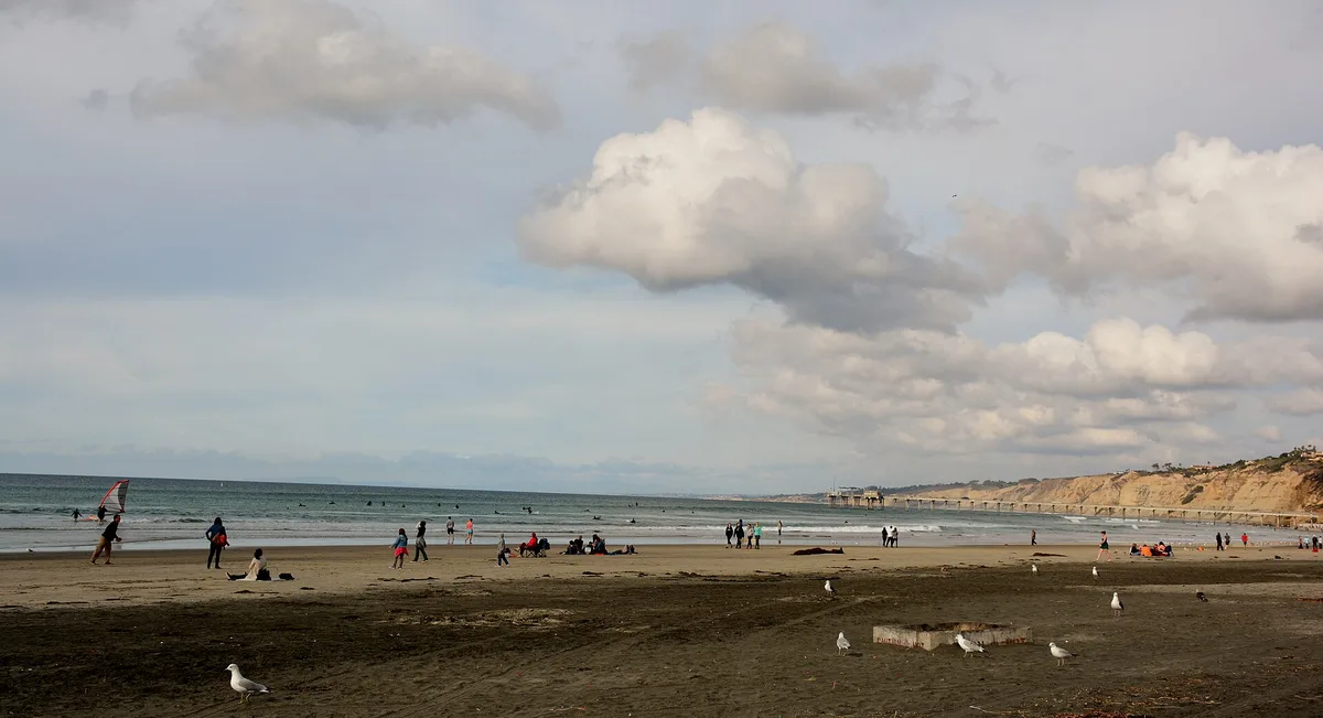 Plage de La Jolla Shores, San Diego, California Coast, États-Unis — 3