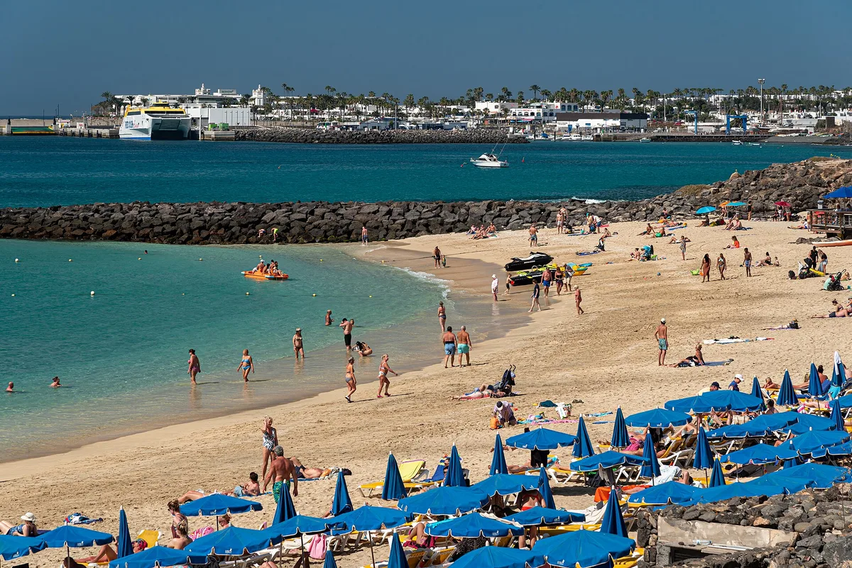 Blanca-Strand, Yaiza, Canary Islands, Spanien — 4