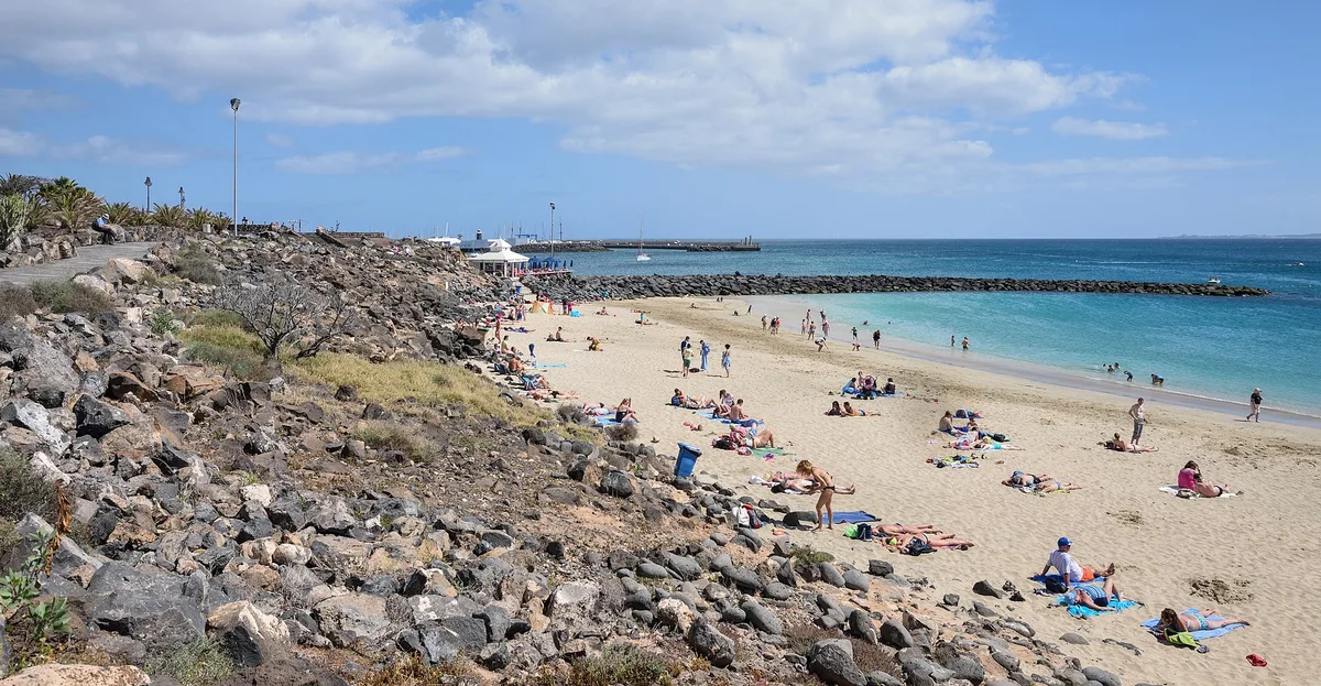 Blanca-Strand, Yaiza, Canary Islands, Spanien — 3