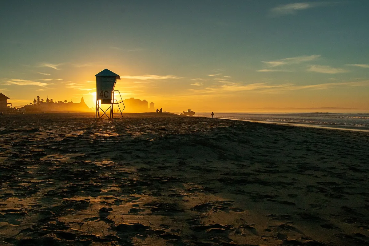 Plage de Coronado, Coronado, California Coast, États-Unis — 3