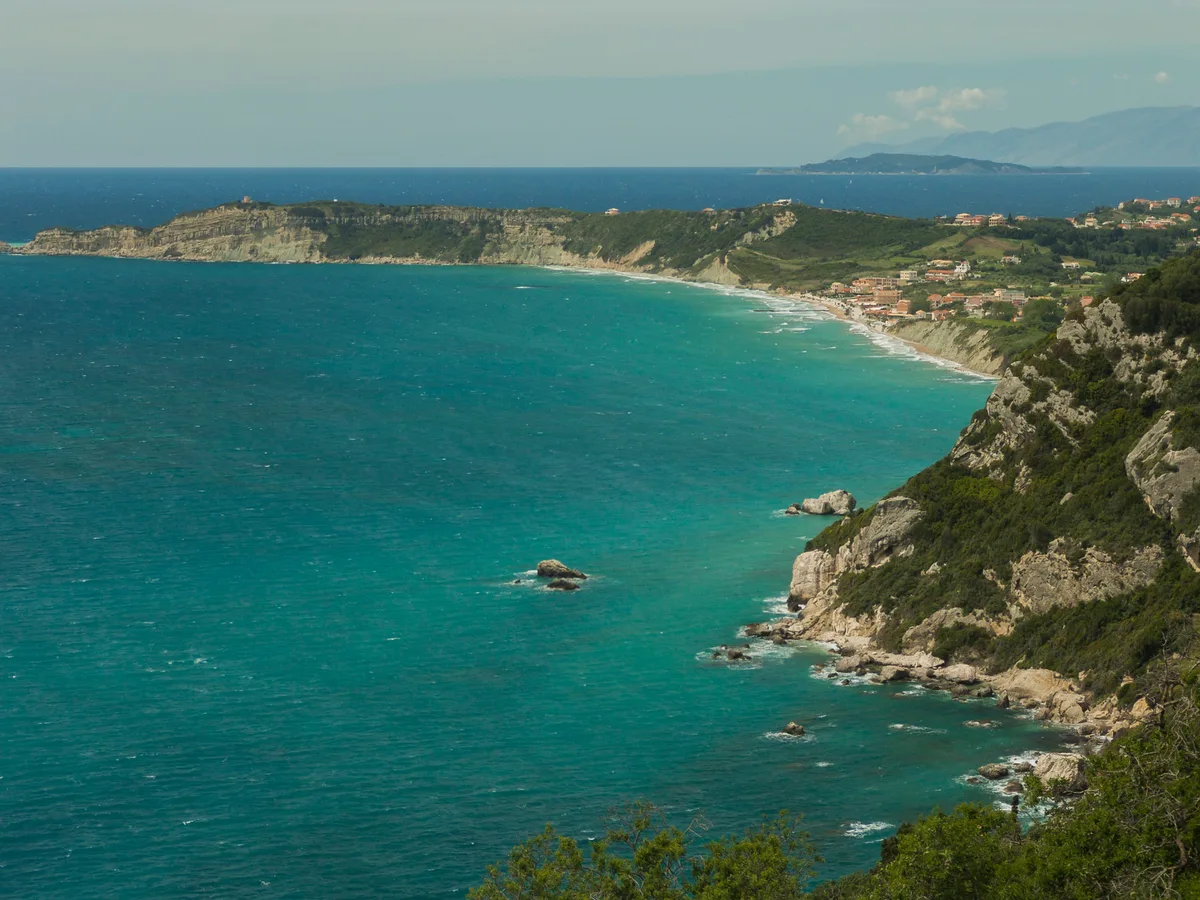 Spiaggia di Afionas, Central Corfu and Diapontian Islands, Ionian Islands, Grecia — 3