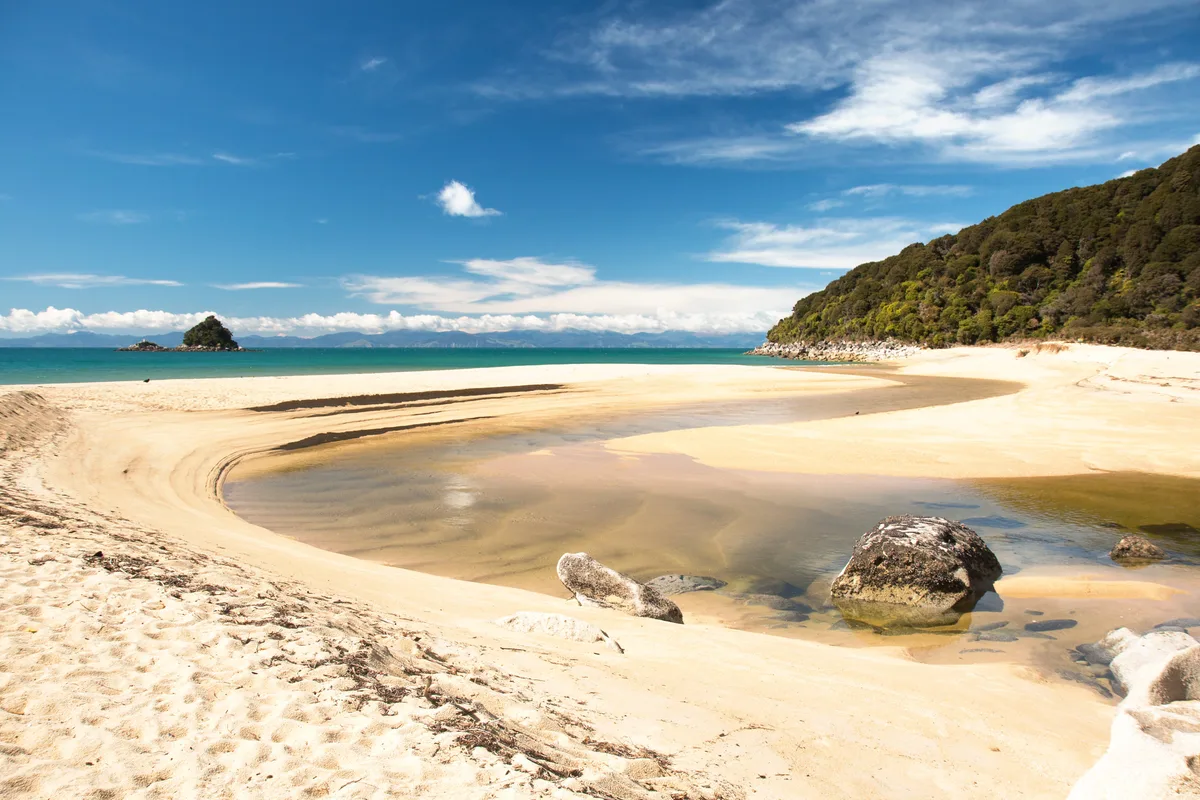 Bark Bay-Strand, Tasman District, Nelson-Tasman, Neuseeland — 2