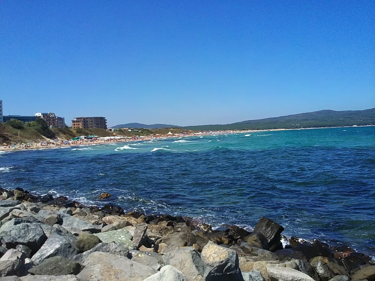 Primorsko Central Beach, Black Sea Coast, Bulgaria — 5
