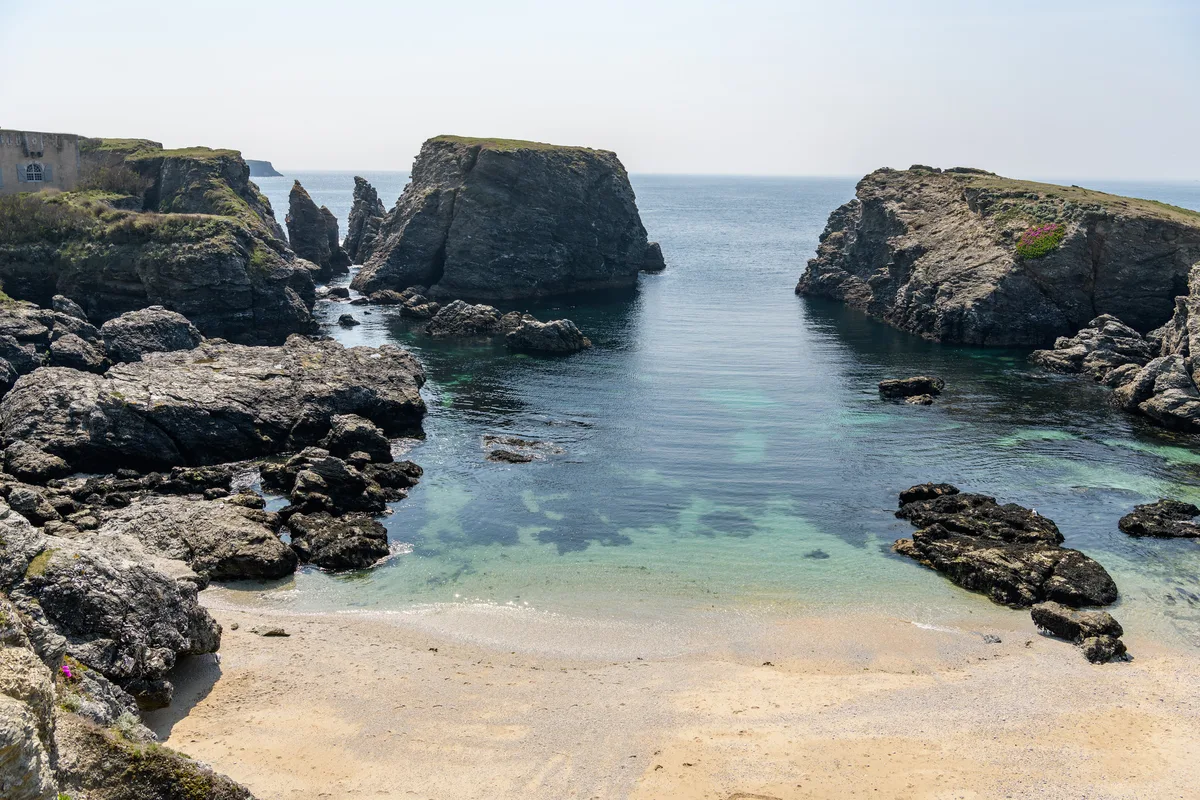 Poulains-Strand, Sauzon, Brittany, Frankreich — 3