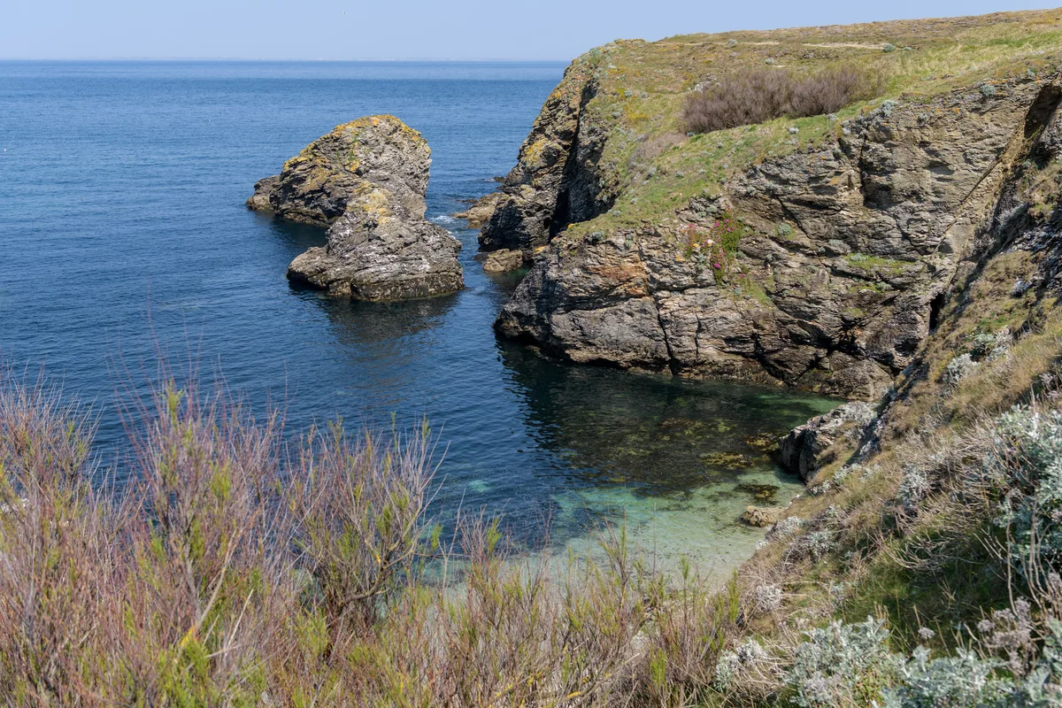 Poulains-Strand, Sauzon, Brittany, Frankreich — 4