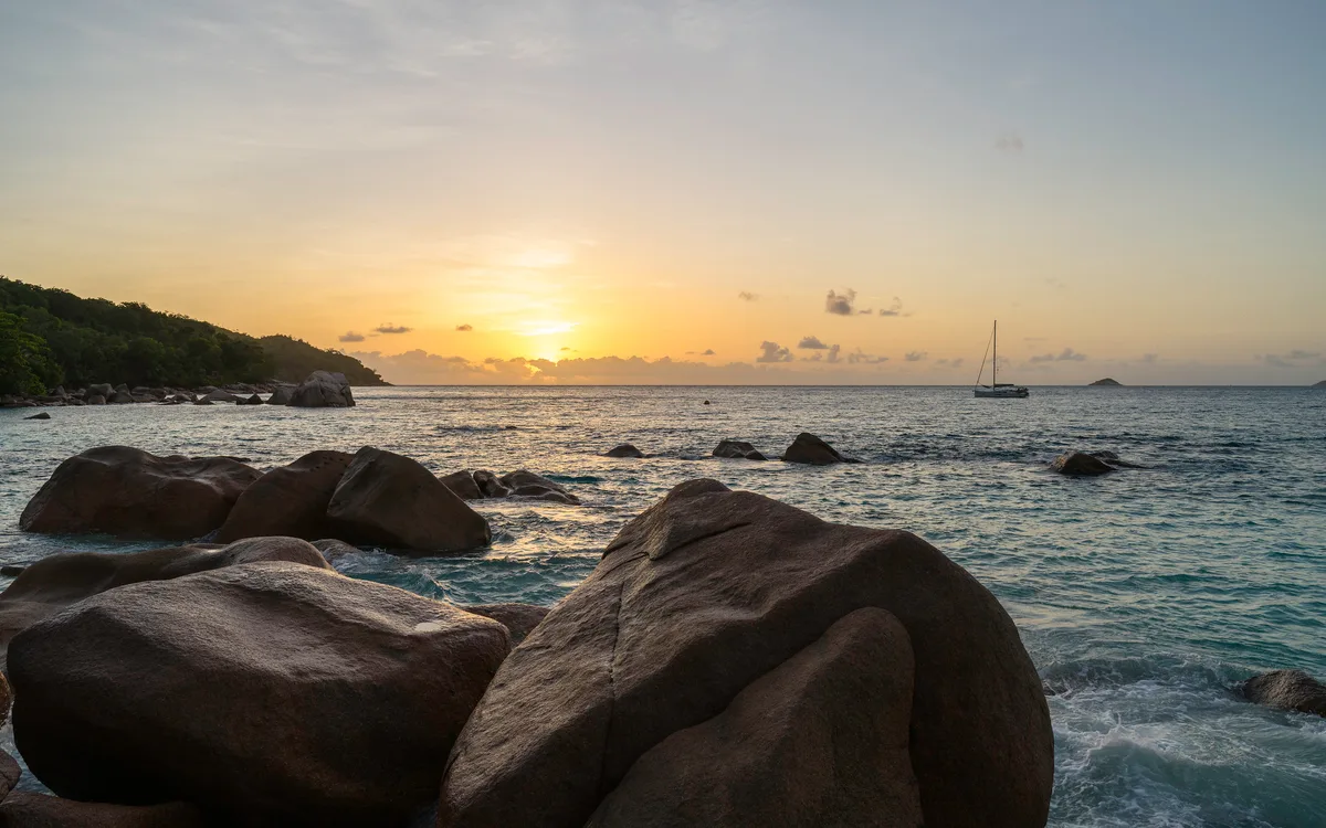 Spiaggia di Anse Lazio, Baie Sainte Anne, Seychelles Inner Islands, Seychelles — 2