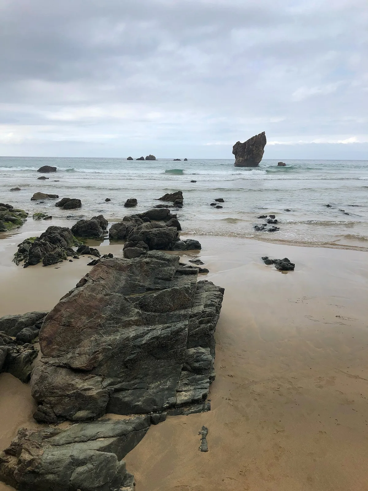 Veneiro-strand, Muros de Nalón, Asturias, Spanje — 6
