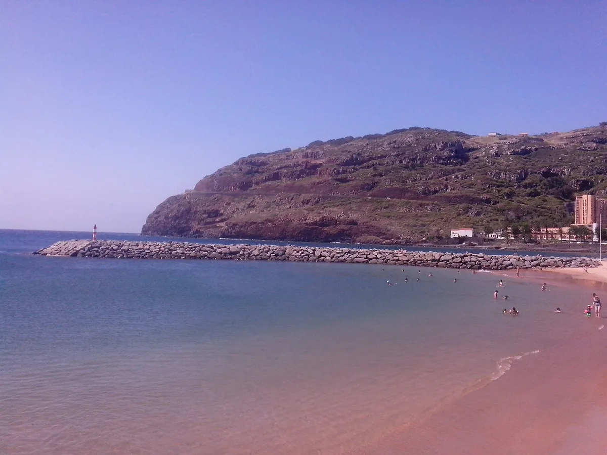 Plage de Machico, Machico, Madeira Archipelago, Portugal