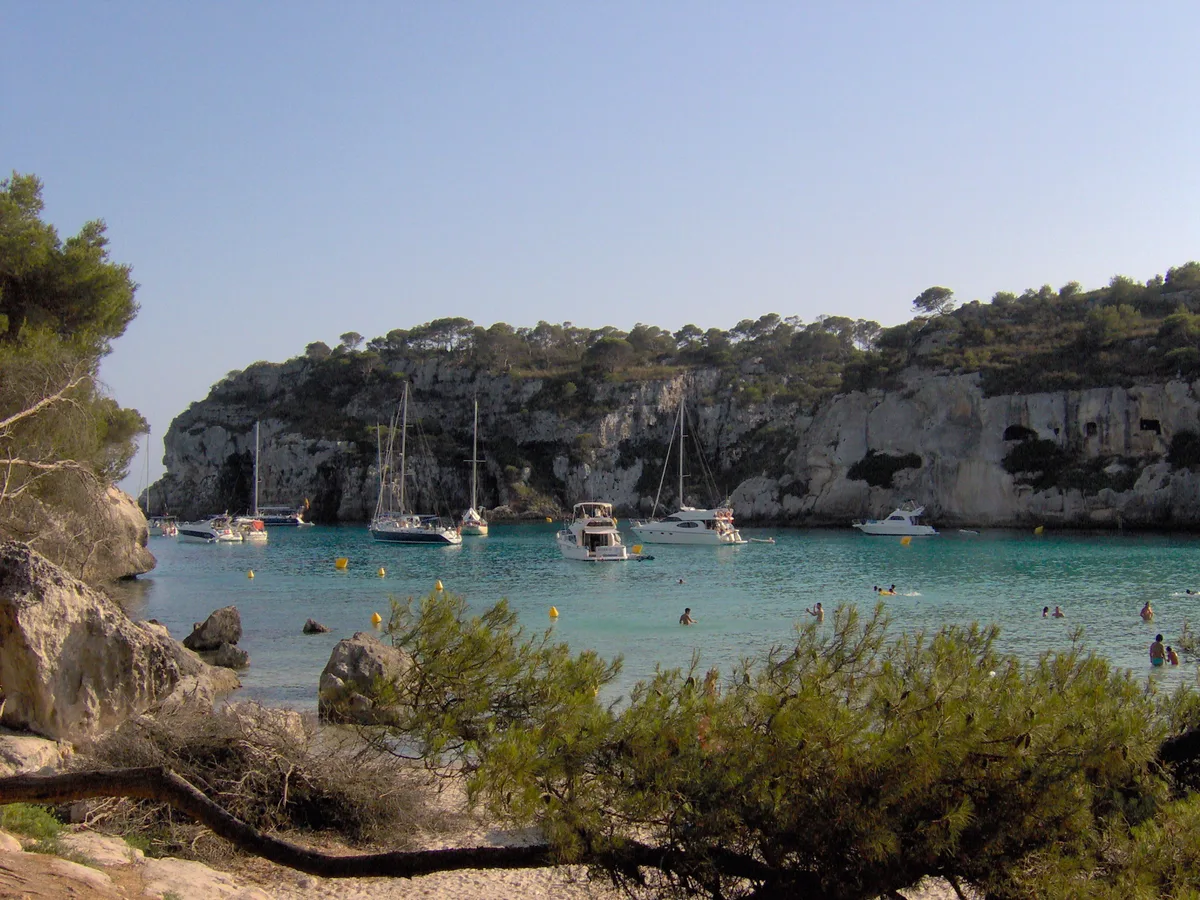 Cala en Turqueta, Ciutadella de Menorca, Balearic Islands, España — 4
