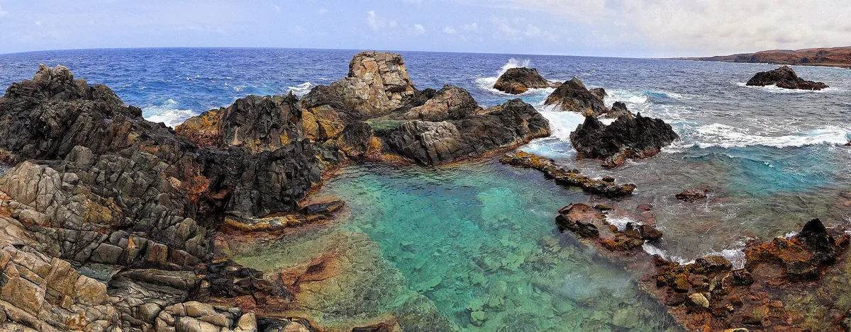 Boca Keto-Strand, Santa Cruz, Lesser Antilles, Aruba — 3