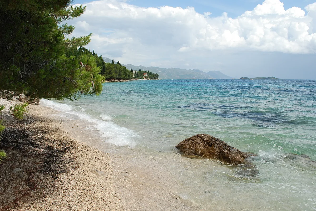 Playa de Bačva, Grad Korčula, Adriatic Islands, Croacia — 6