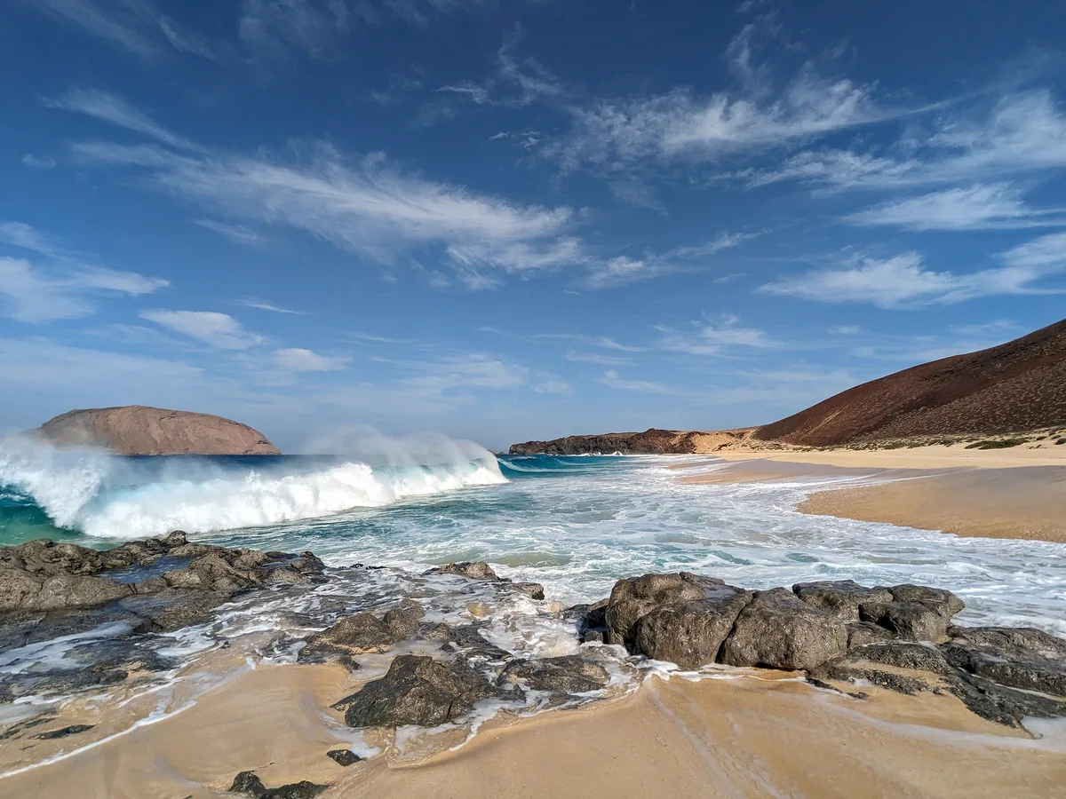 Conchas-Strand, Teguise, Canary Islands, Spanien — 3