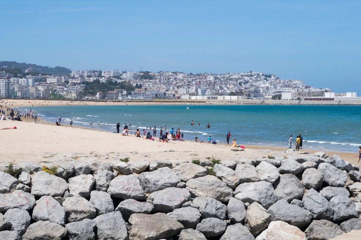 Tanger Beach, Tanger, Moroccan Atlantic, Morocco